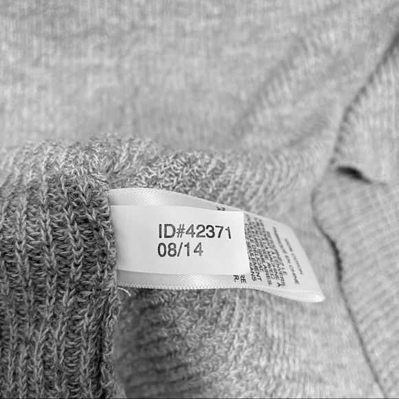 Express Gray Shawl Cocoon Open Front Cardigan - M - Picture 3 of 5